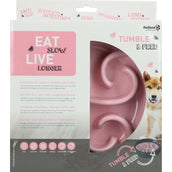 Eat Slow Live Longer Anti-glouton Tumble Feeder Rose