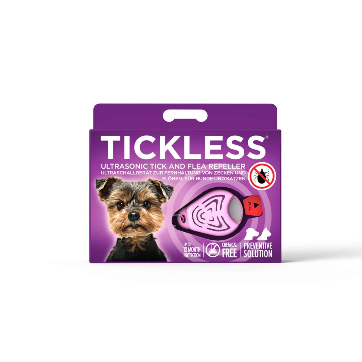 Tickless Anti puces de dessin Rose