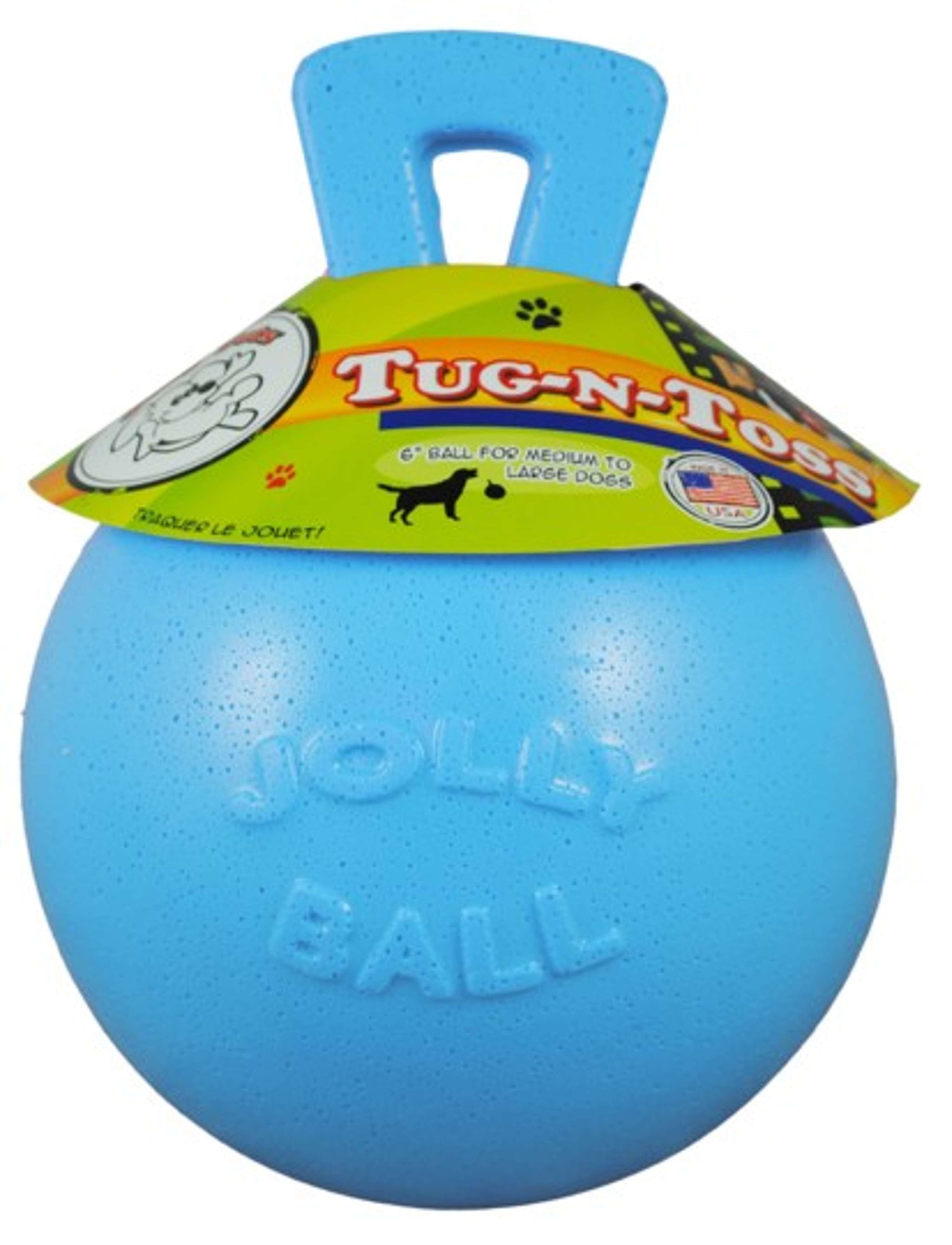 Jolly Ball Tug-n-Toss Bleu layette