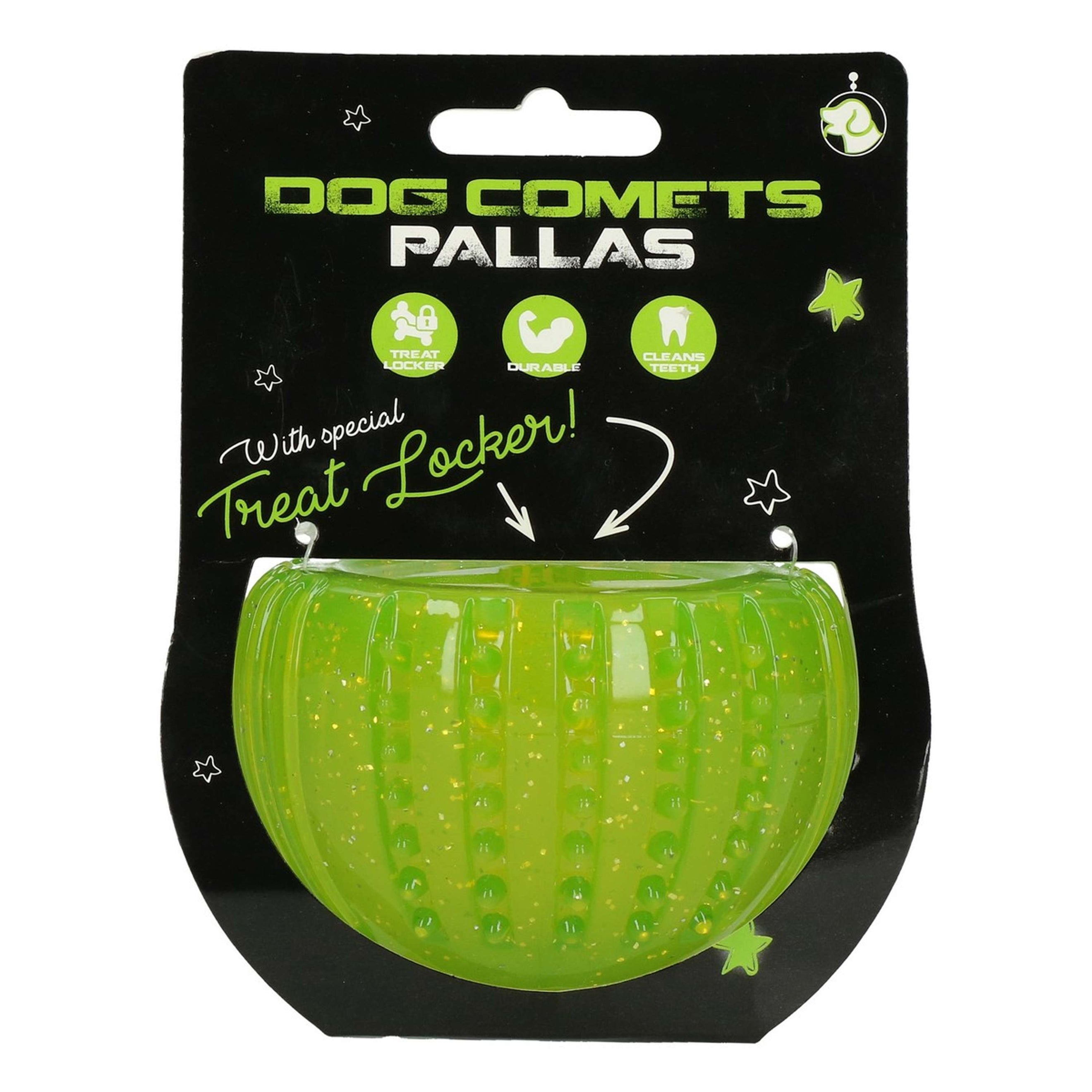 Dog Comets Pallas avec Distributeur de Friandises Vert