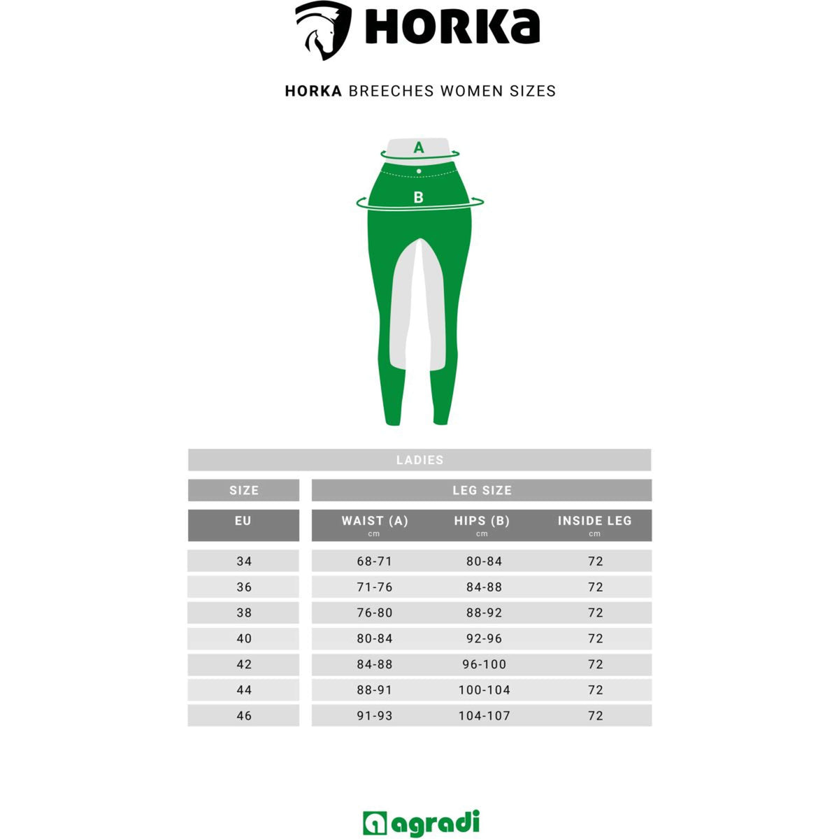 HORKA Pantalon d'Équitation Modesto Femmes Blanc