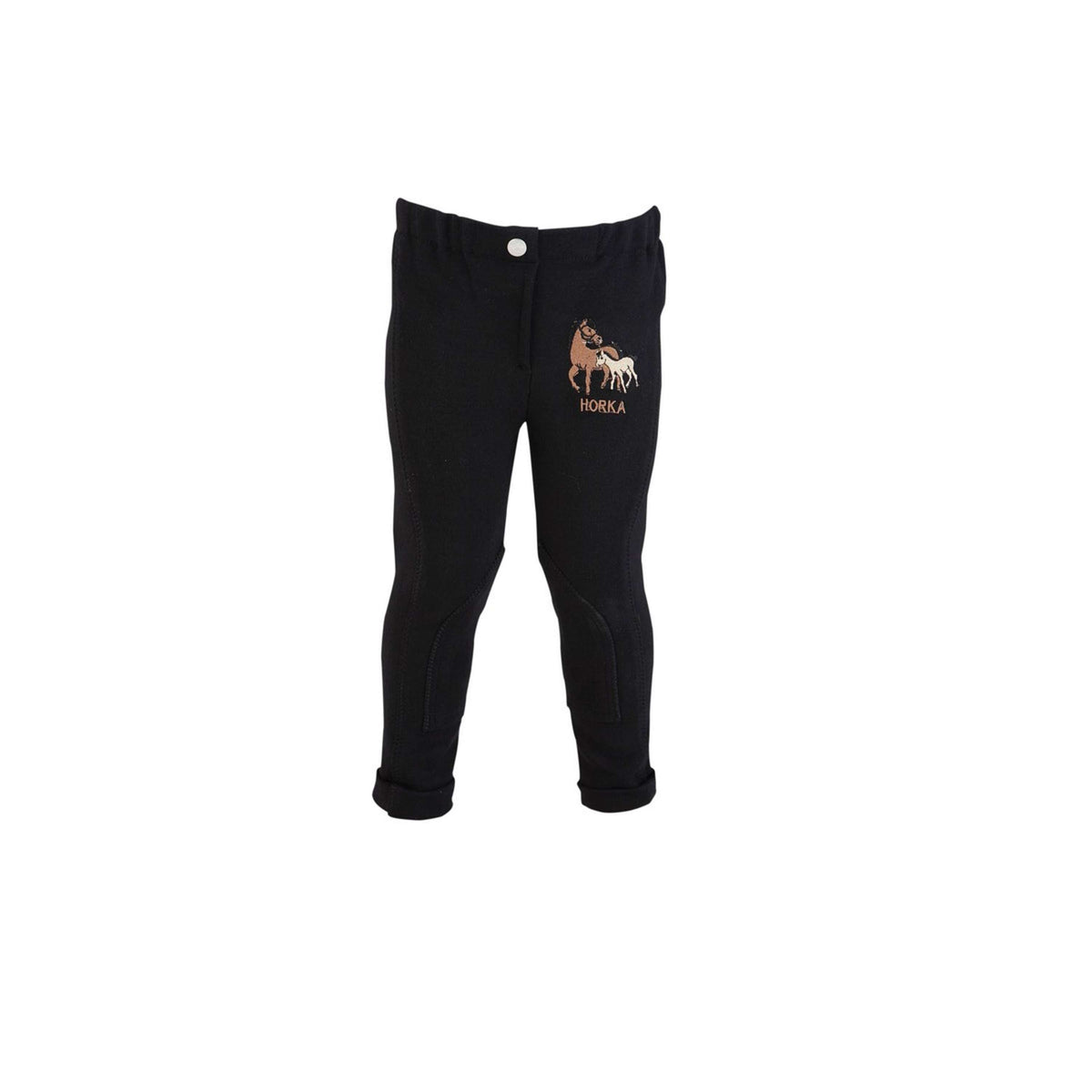 HORKA Pantalon d'Équitation Minis Kids Noir