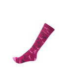 HORKA Chaussettes d'Équitation Chevaux Fuchsia