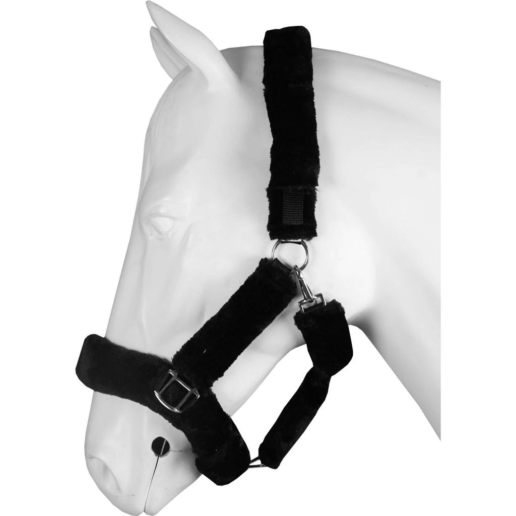 HORKA Licol avec Protection Fourrure Noir