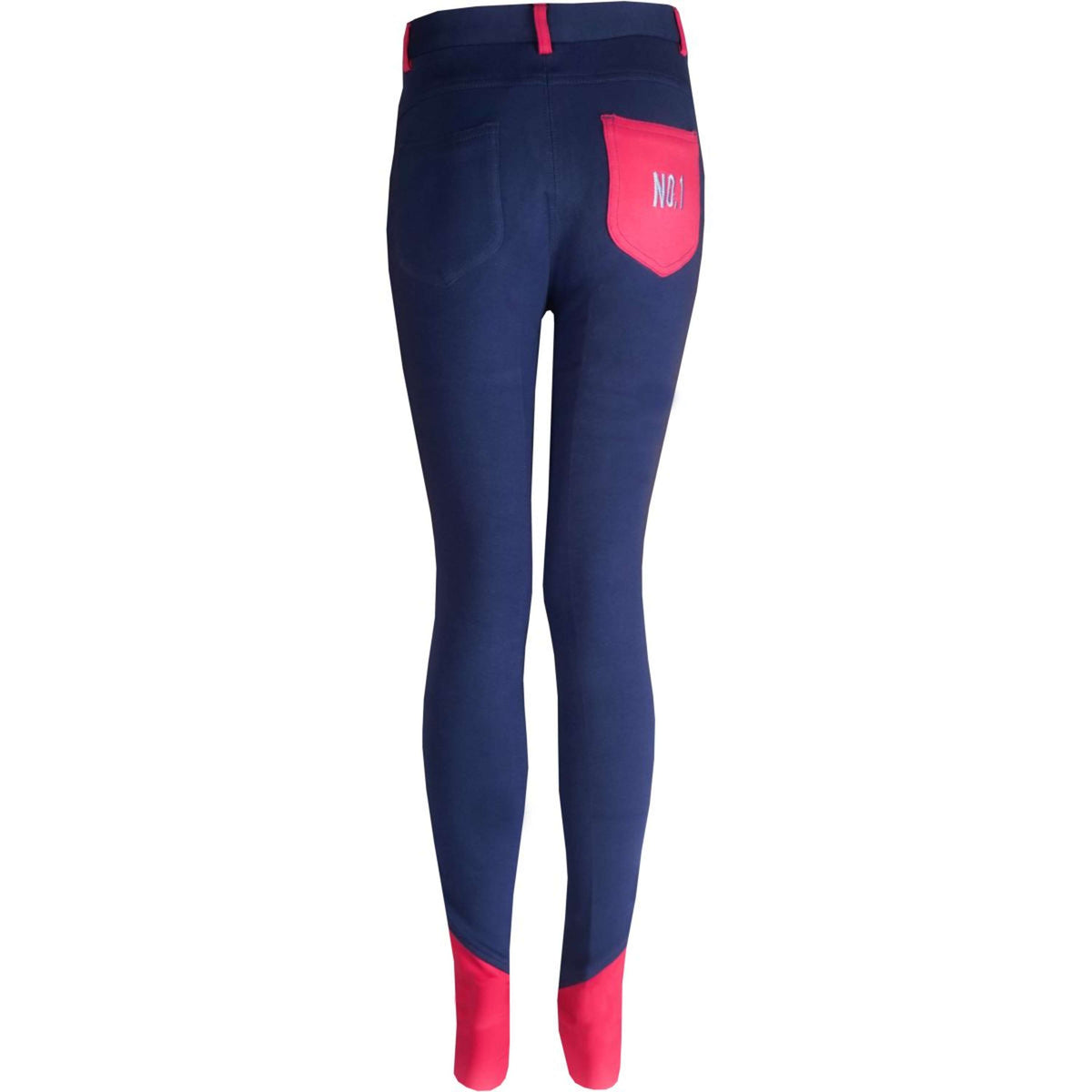 Red Horse Pantalon d'Équitation Tiki Slim Fit Junior Midnight Blue