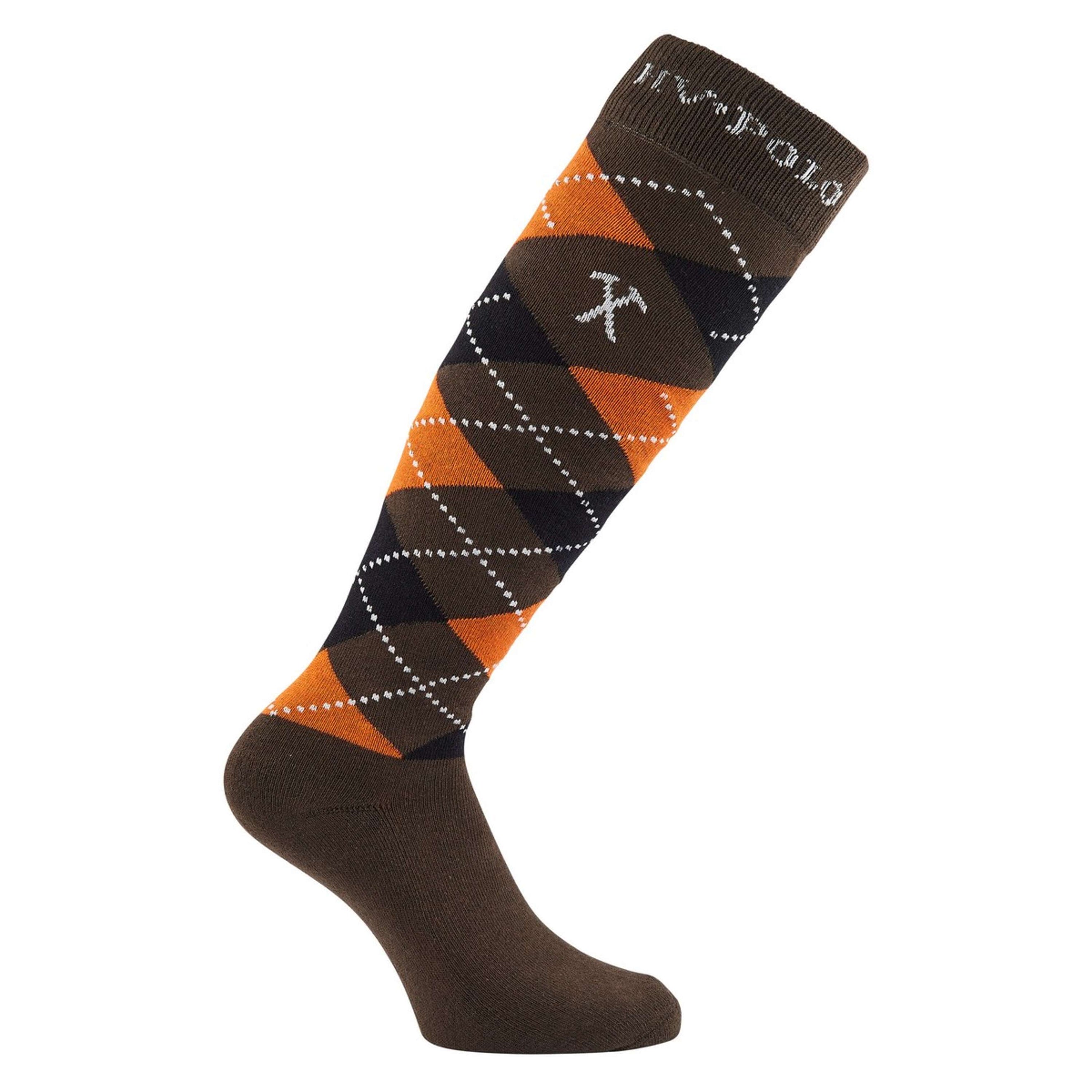 HV Polo Chaussettes Argyle Army/Blanc