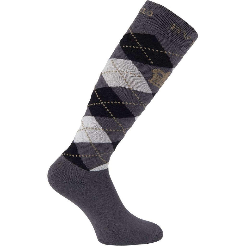 HV Polo Chaussettes Argyle Charcoal/Noir/Taupe