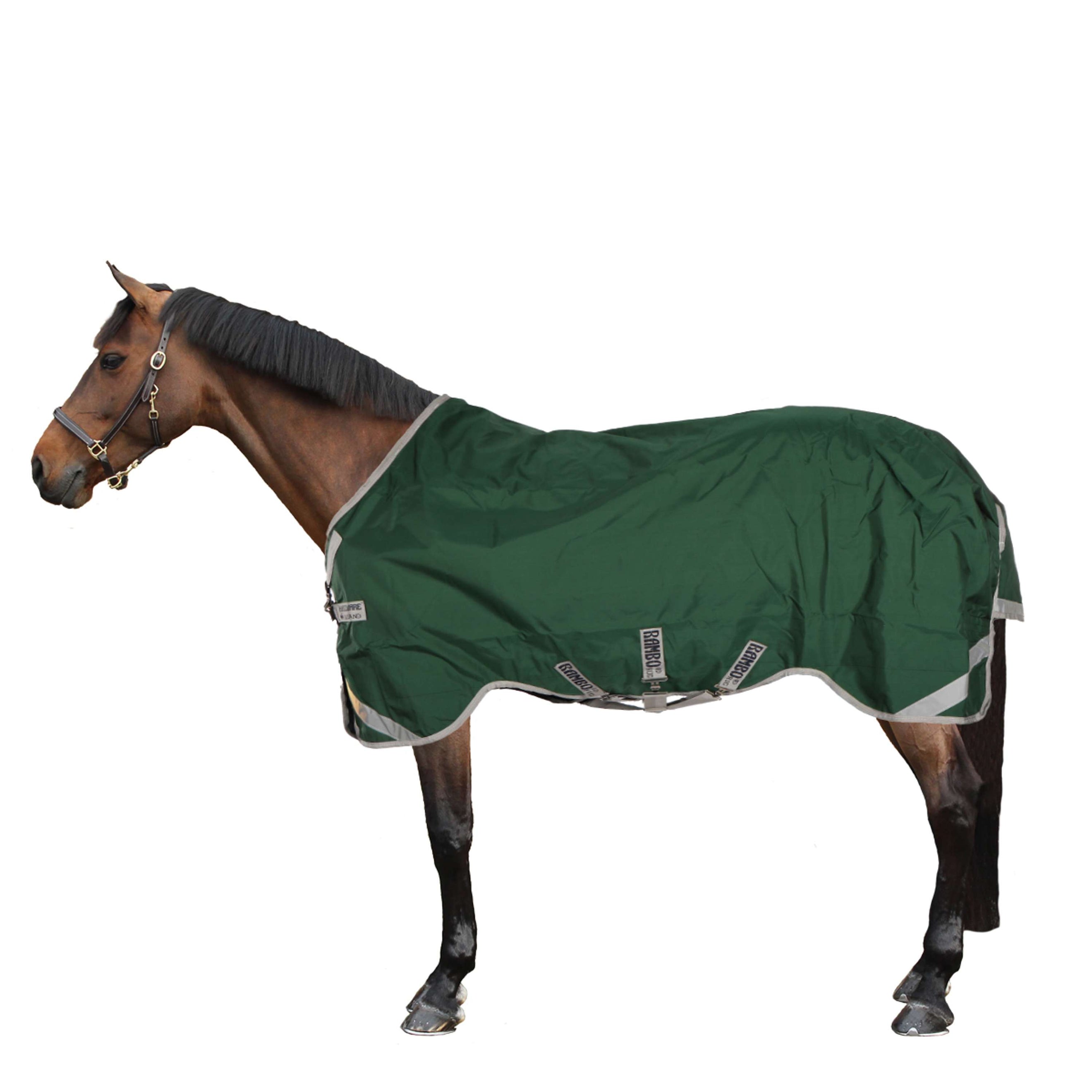 Rambo Chemise Turnout Original Lite L/A 0g Vert/argent