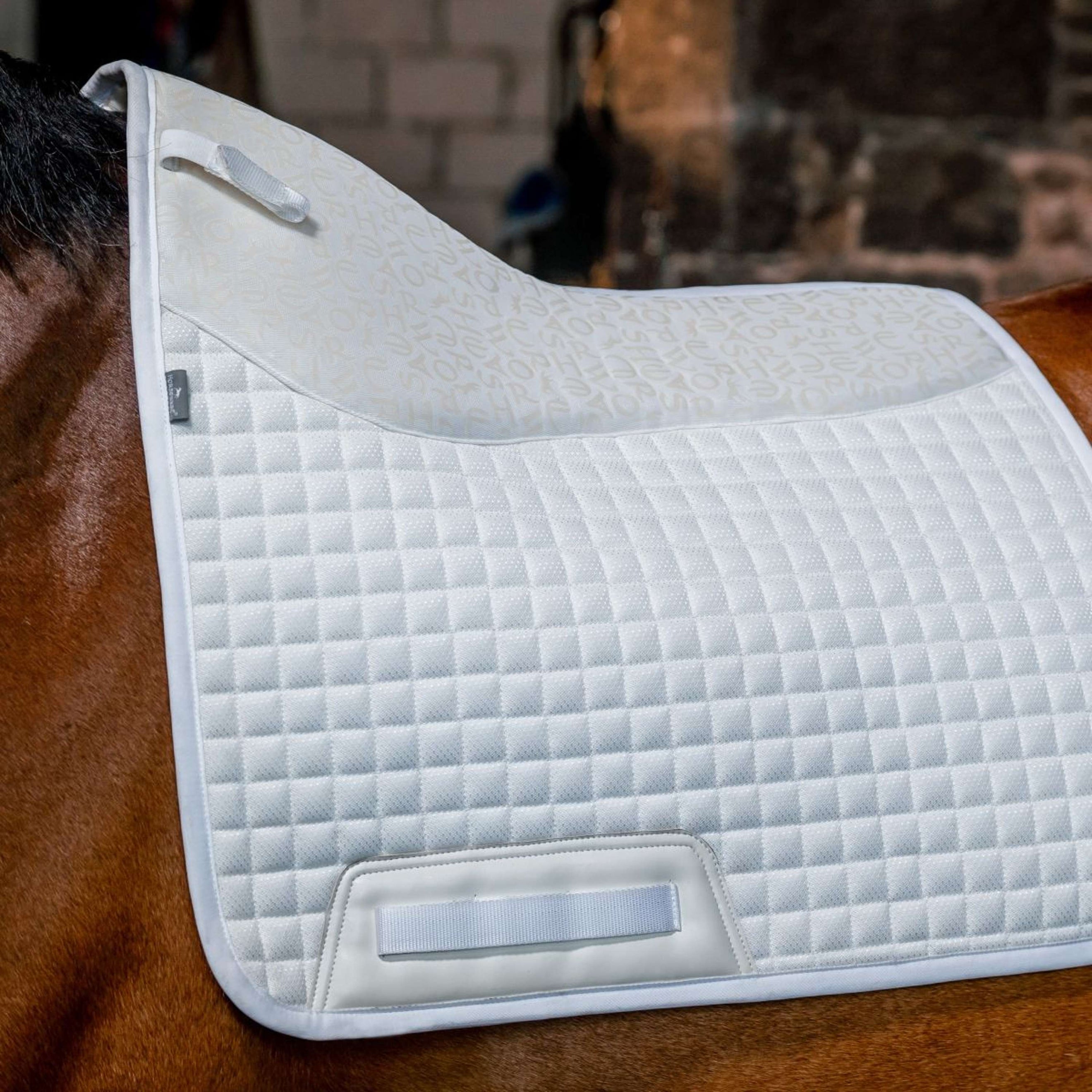 Horseware Tapis de Selle Comfort Tech Dressage Blanc