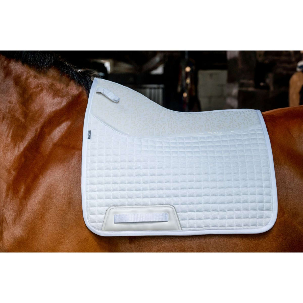 Horseware Tapis de Selle Comfort Tech Dressage Blanc