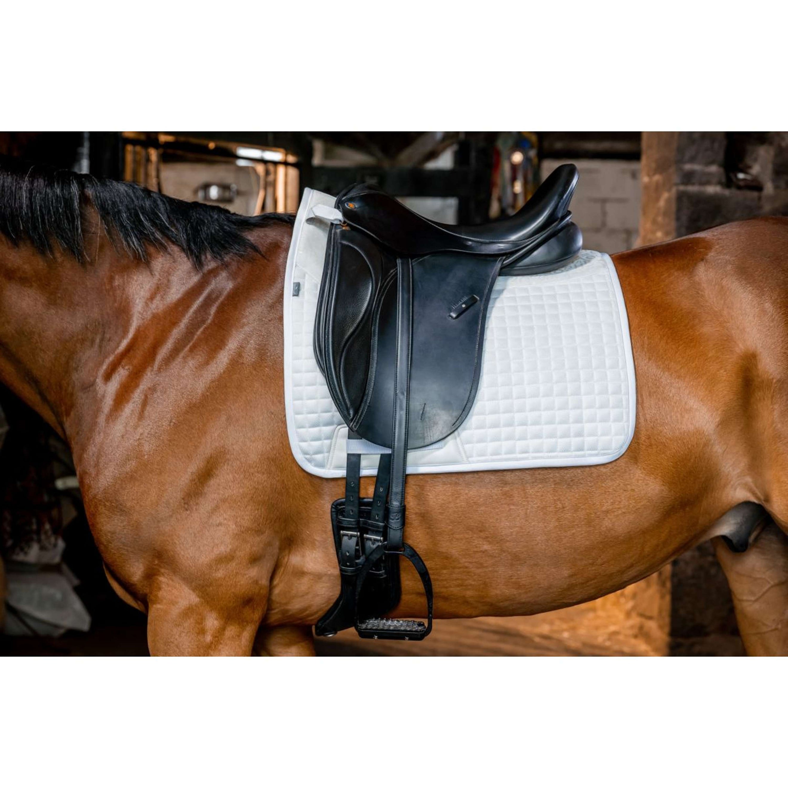 Horseware Tapis de Selle Comfort Tech Dressage Blanc