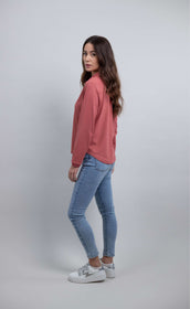 Harcour Blouse Sharly Femme Rose Vieux