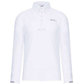 Harcour Polo Piano Manches Longues Gents Blanc