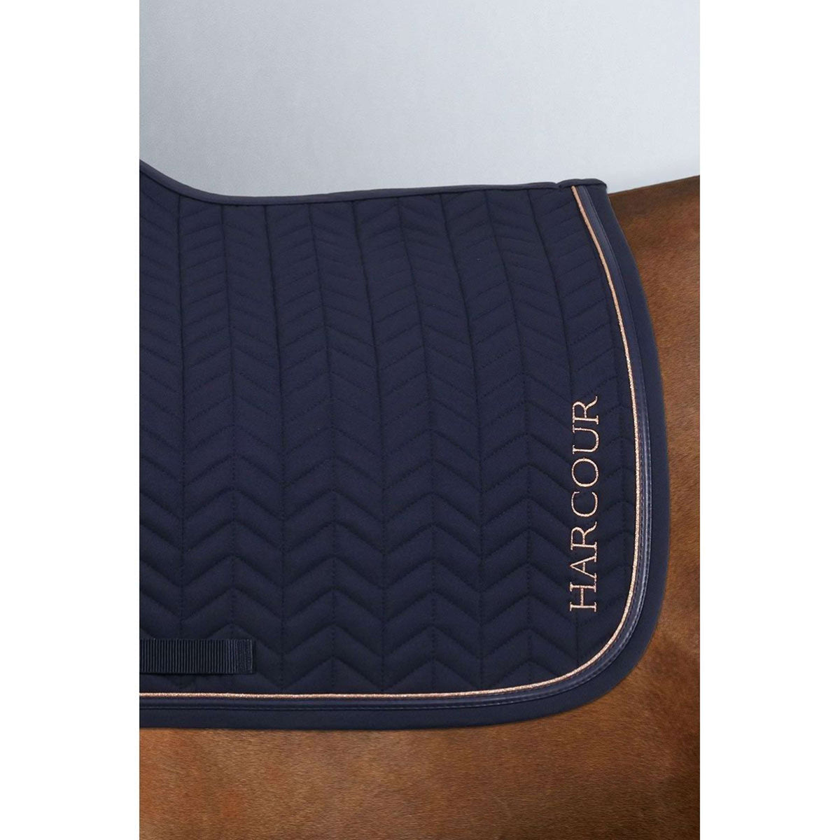 Harcour Tapis de Selle Sisko Dressage Marine