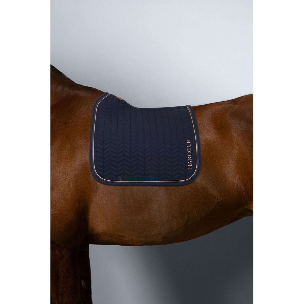 Harcour Tapis de Selle Sisko Dressage Marine