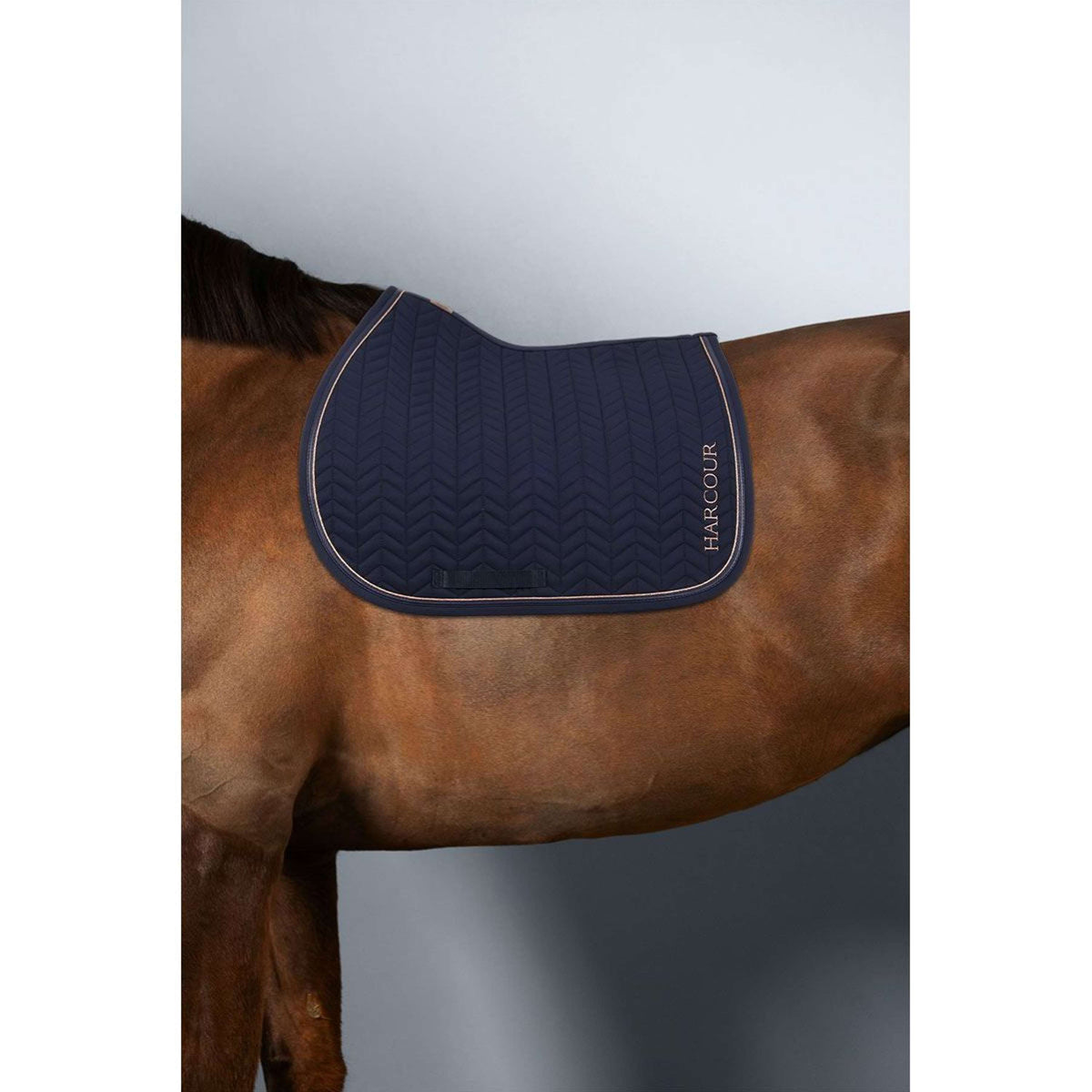 Harcour Tapis de Selle Sisko Dressage Marine