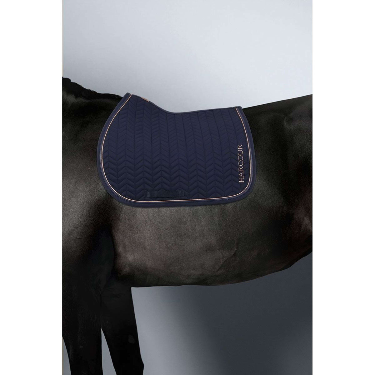 Harcour Tapis de Selle Sisko Dressage Marine