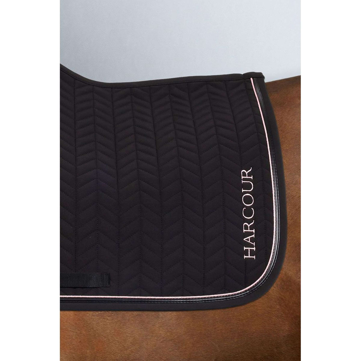 Harcour Tapis de Selle Sisko de Saut Noir