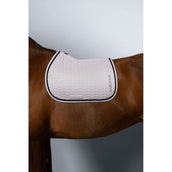 Harcour Tapis de Selle Sisko de Saut Blanc