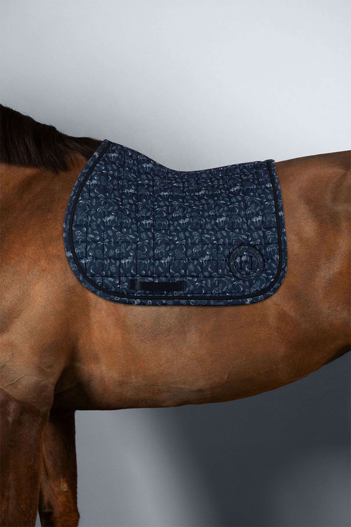 Harcour Tapis de Selle Soft Dressage Navy/Jouy