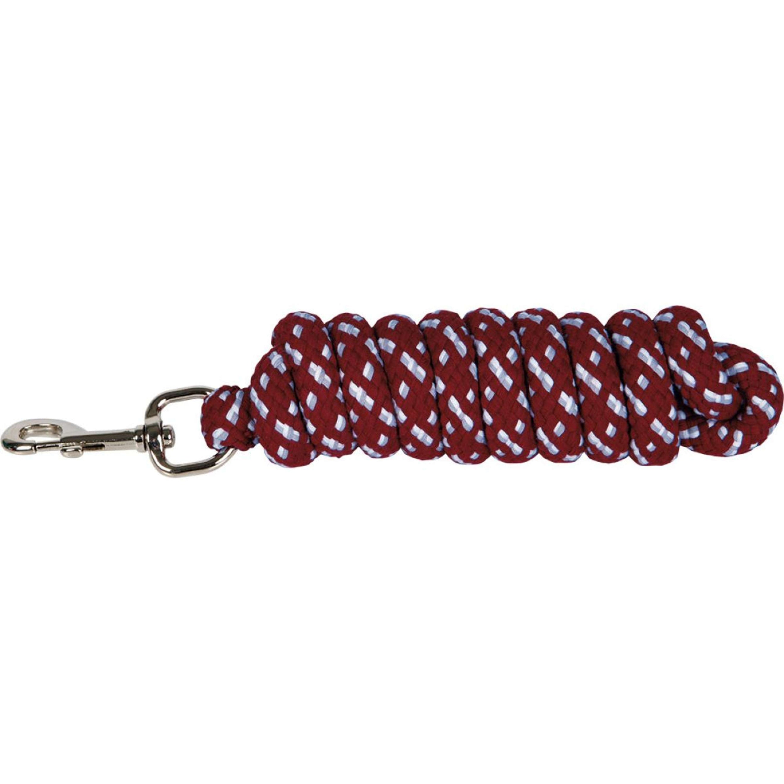 Harry's Horse Corde pour Licol Mounty Bordeaux/Blanc/Gris