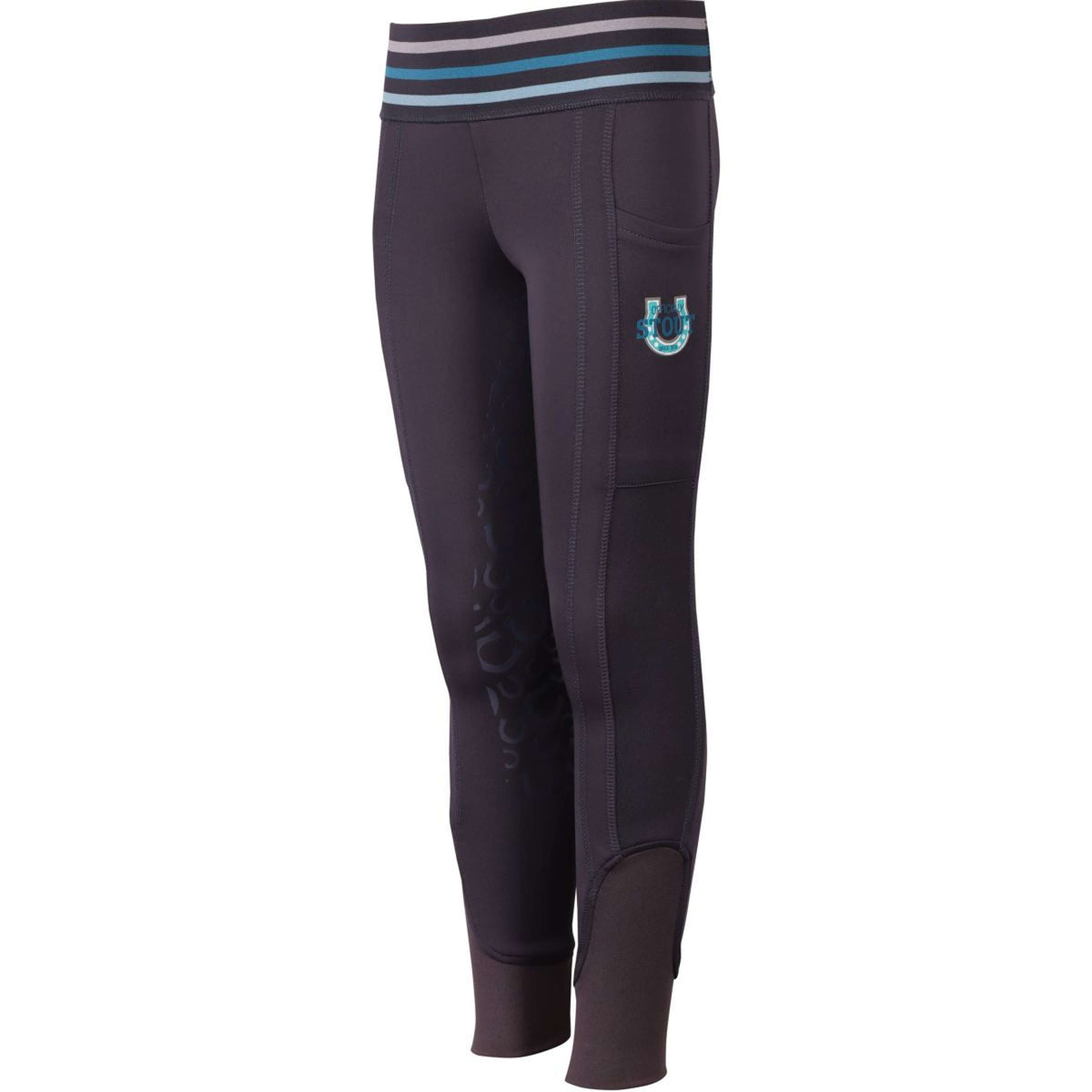 Harry's Horse Legging d'Équitation Equitights STOUT! Beryl Full Grip AntrhaciteGris