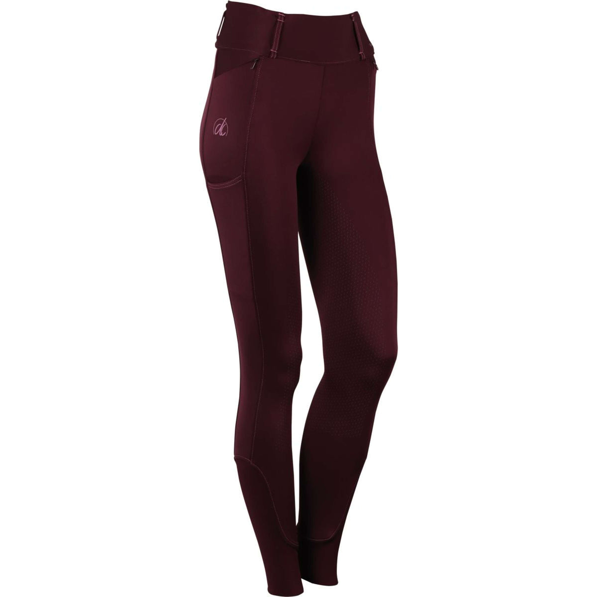 Harry's Horse Legging d'Équitation Equitights Denici Cavalli Scabiosa Full Grip Bordeaux