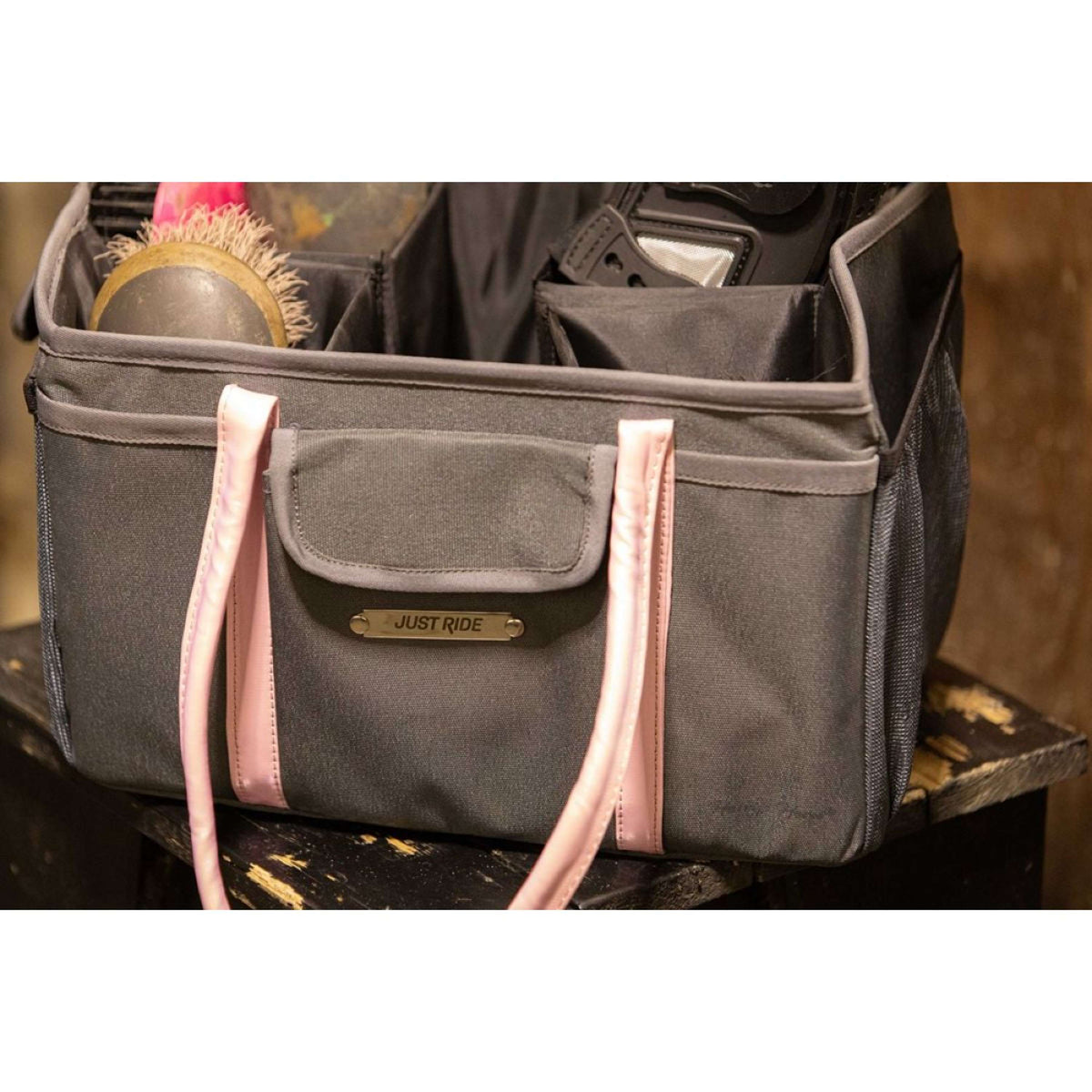 Harry's Horse Trousse de Pansage Just Ride Urban Gris