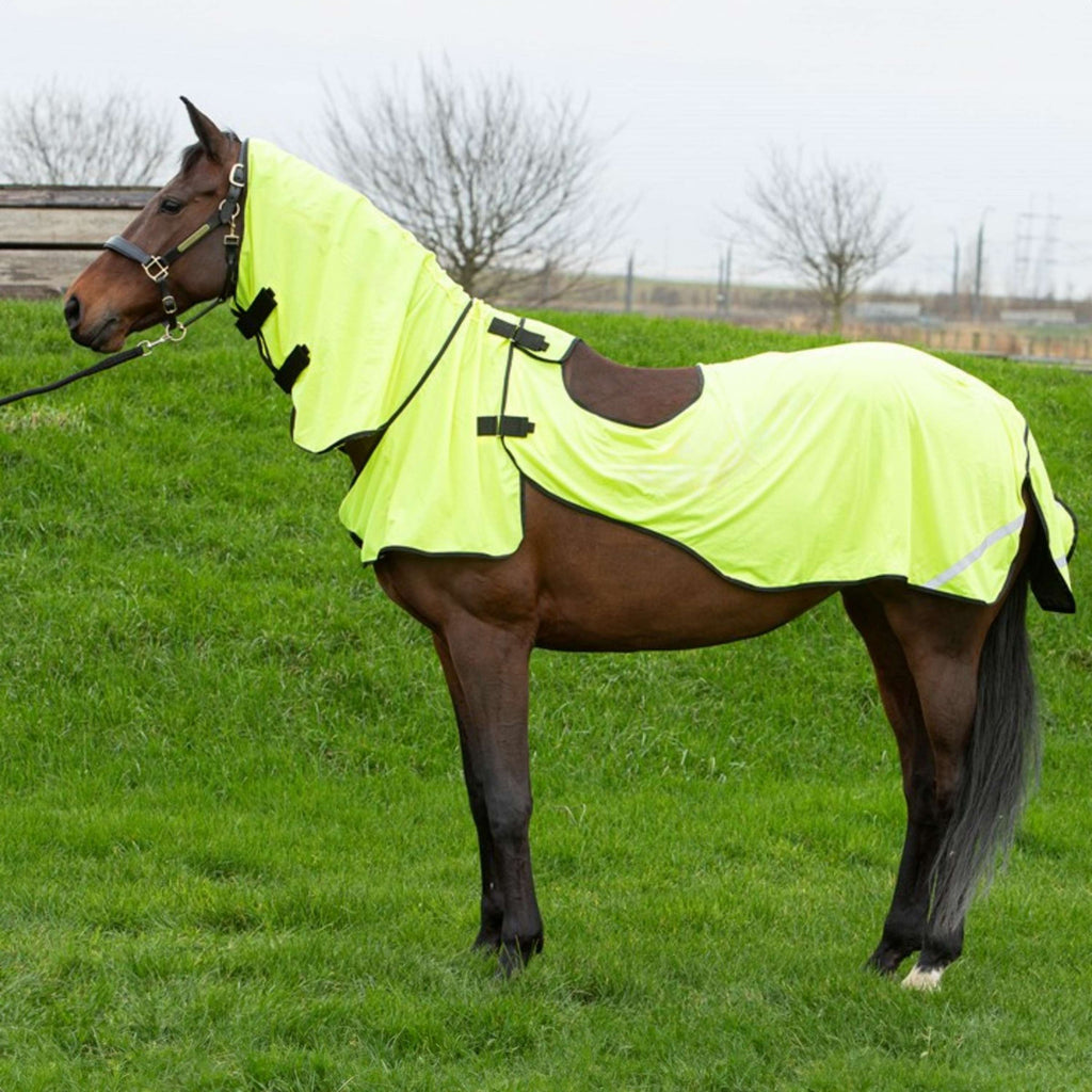 Harry's Horse Couvre-reins Anti-Mouches Mesh Pro Jaune