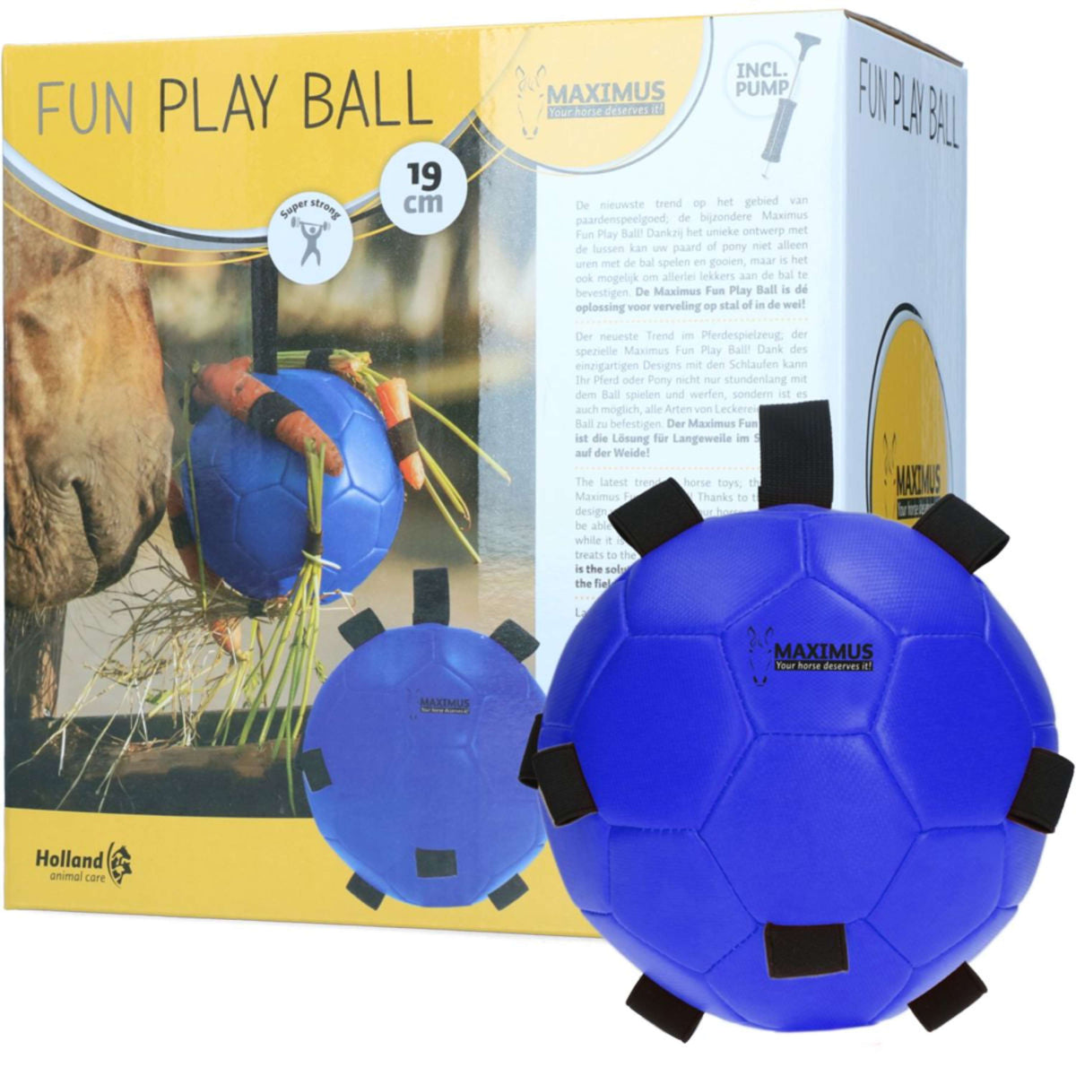 Maximus Balle Fun Play Bleu