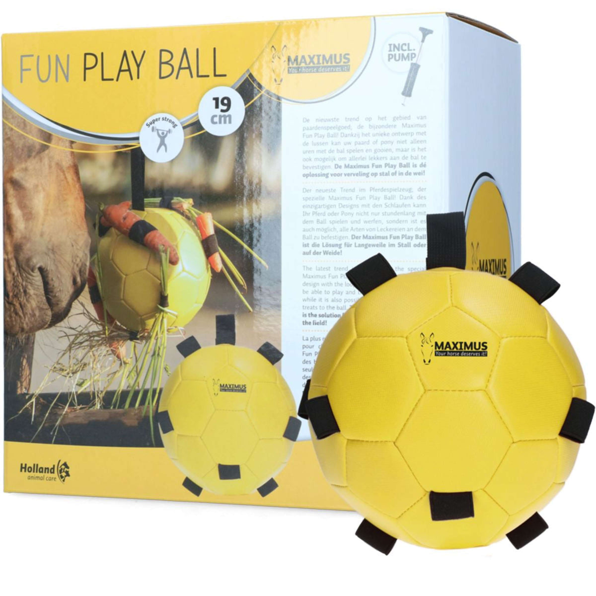 Maximus Balle Fun Play Jaune