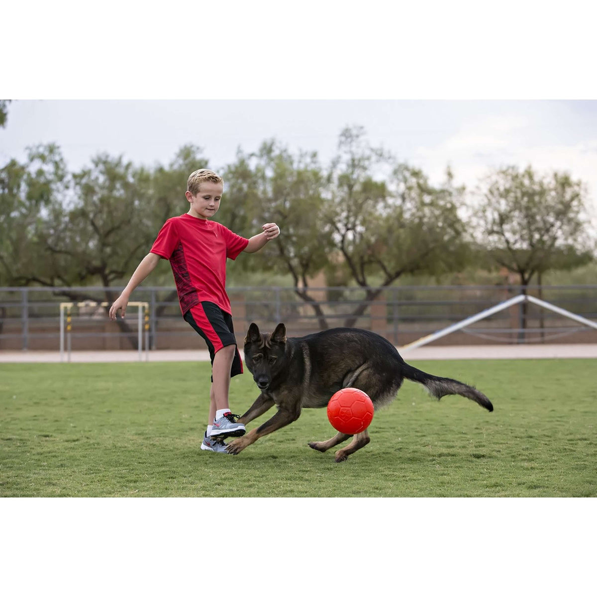 Jolly Ball Balle de Jeu Soccer Ball Rouge