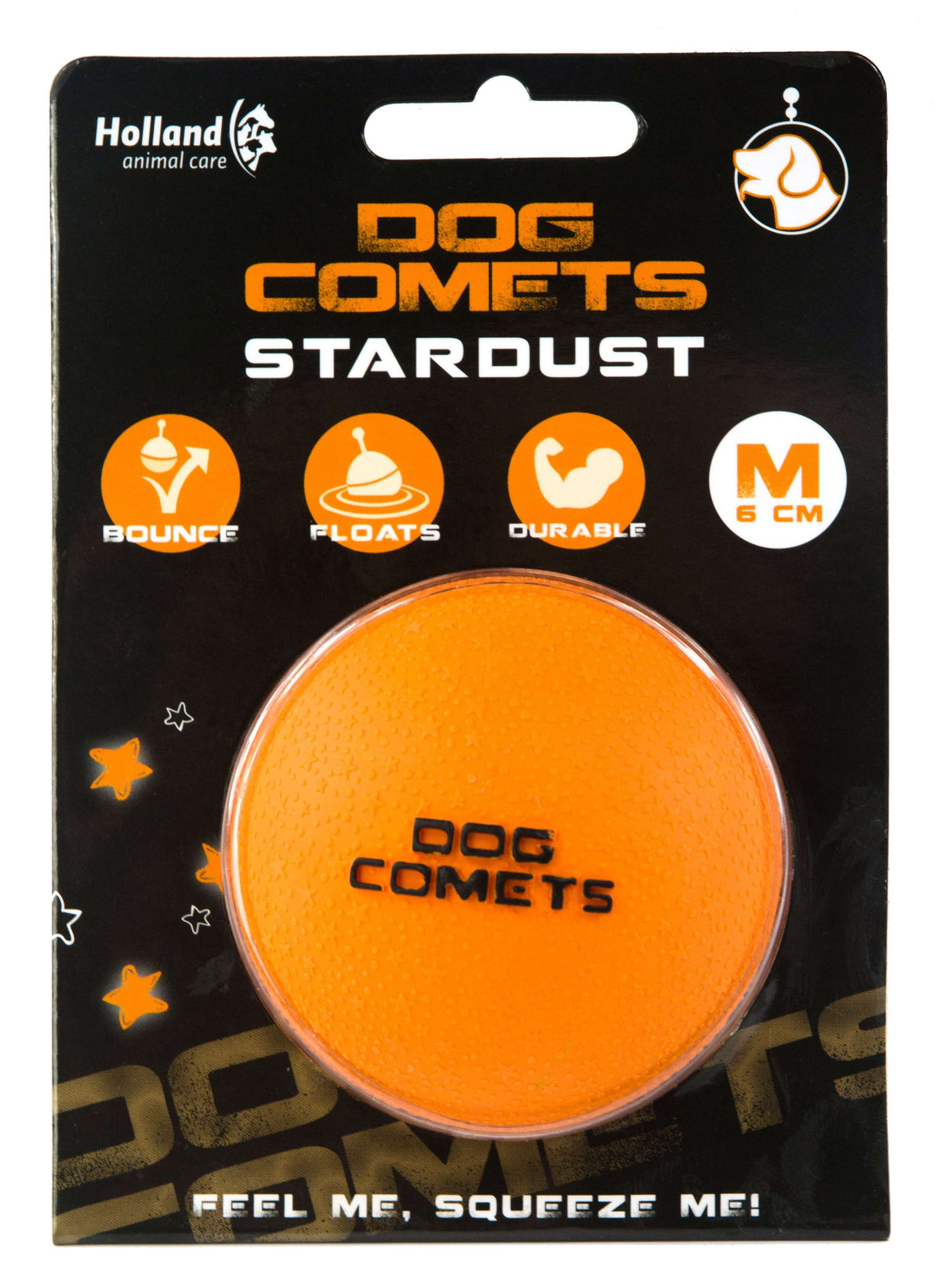 Dog Comets Ball Stardust Orange