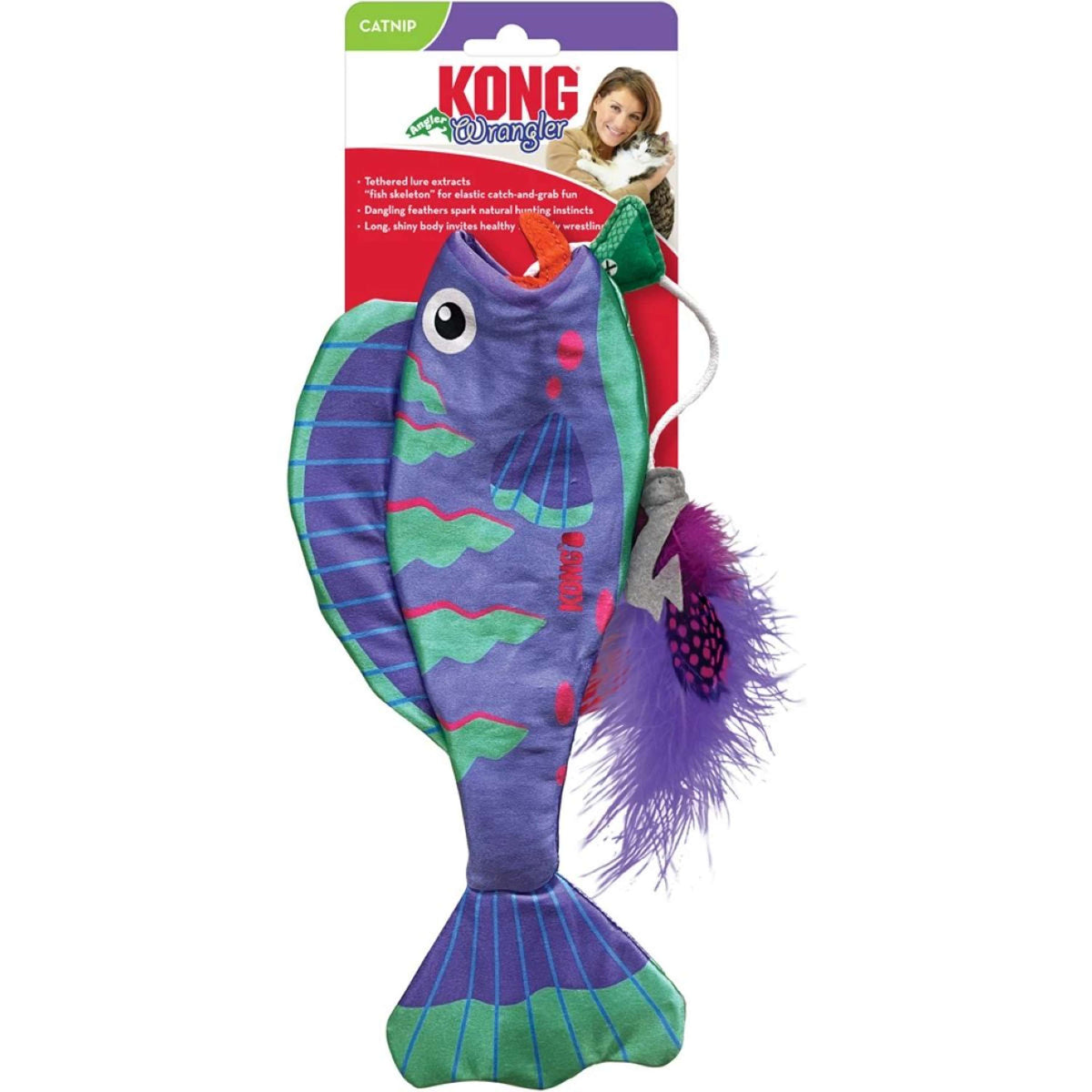 KONG Jouet Wrangler Angler Fish