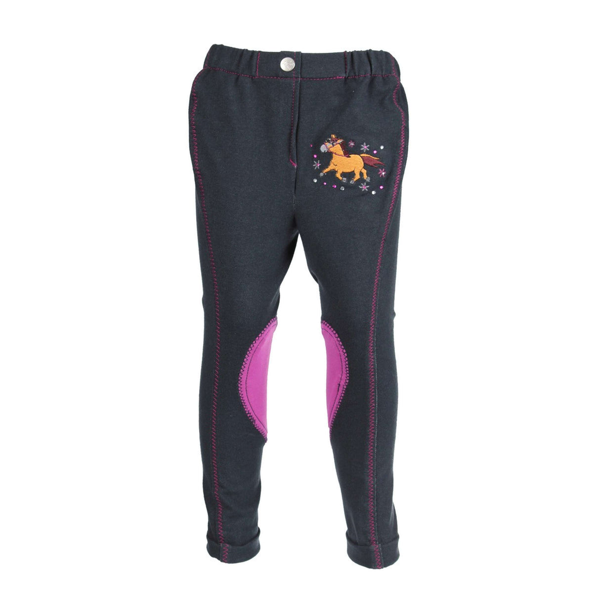 HORKA Pantalon d'Équitation Minis Kids Jeans bleu