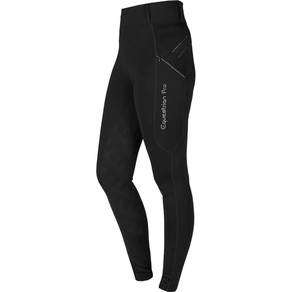 HORKA Legging d'Équitation Momentum Enfants Noir