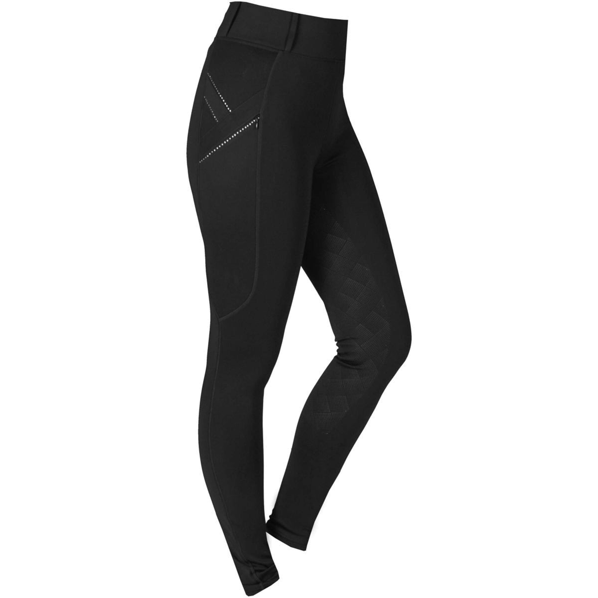 HORKA Legging d'Équitation Momentum Enfants Noir