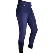 HORKA Pantalon d'Équitation en Jean Roma Junior Bleu