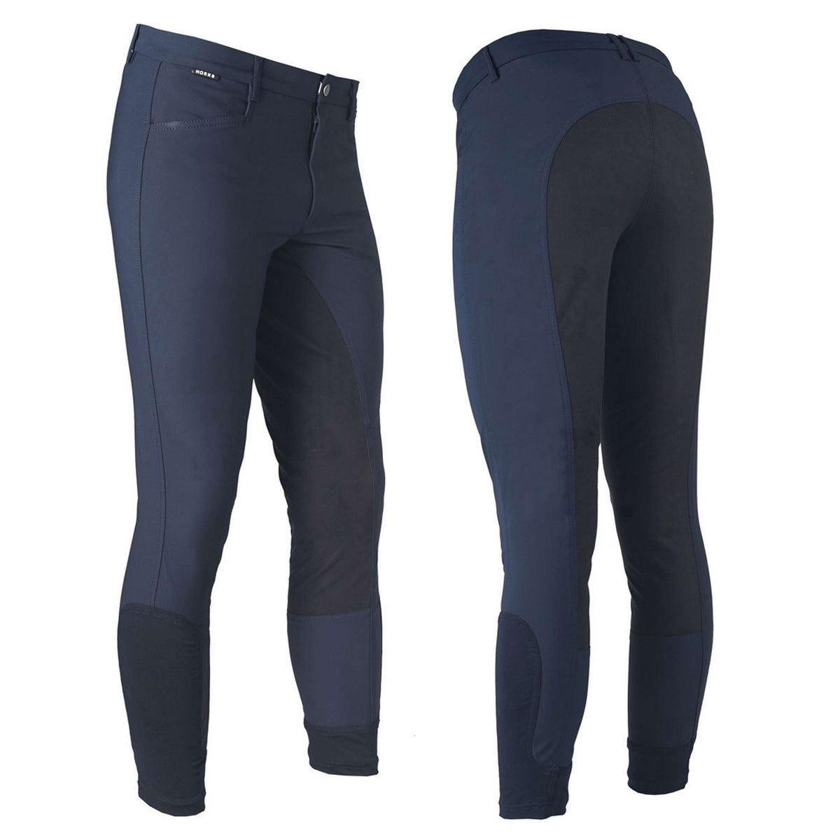 HORKA Pantalon d'Équitation Modesto Hommes Bleu