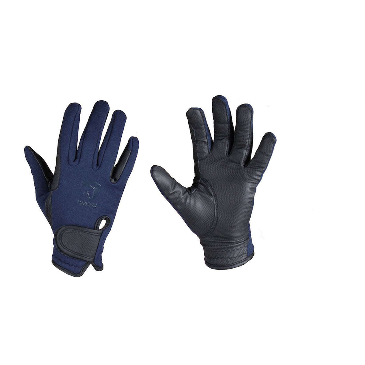 HORKA Gants d'Équitation Sport Enfants Bleu