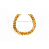 HORKA Epingle à Plastron Fer à Cheval Or