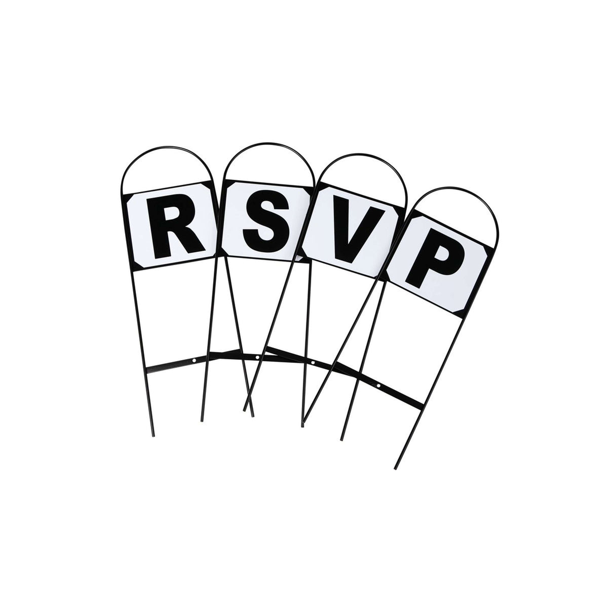 HORKA Lettres de Dressage Kit de compléments de 4 debout Noir