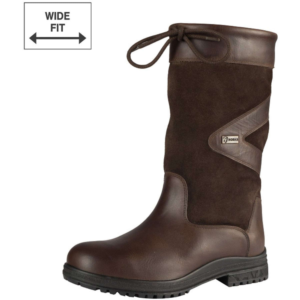 HORKA Bottes d'Extérieur Greenwich Wide Marron