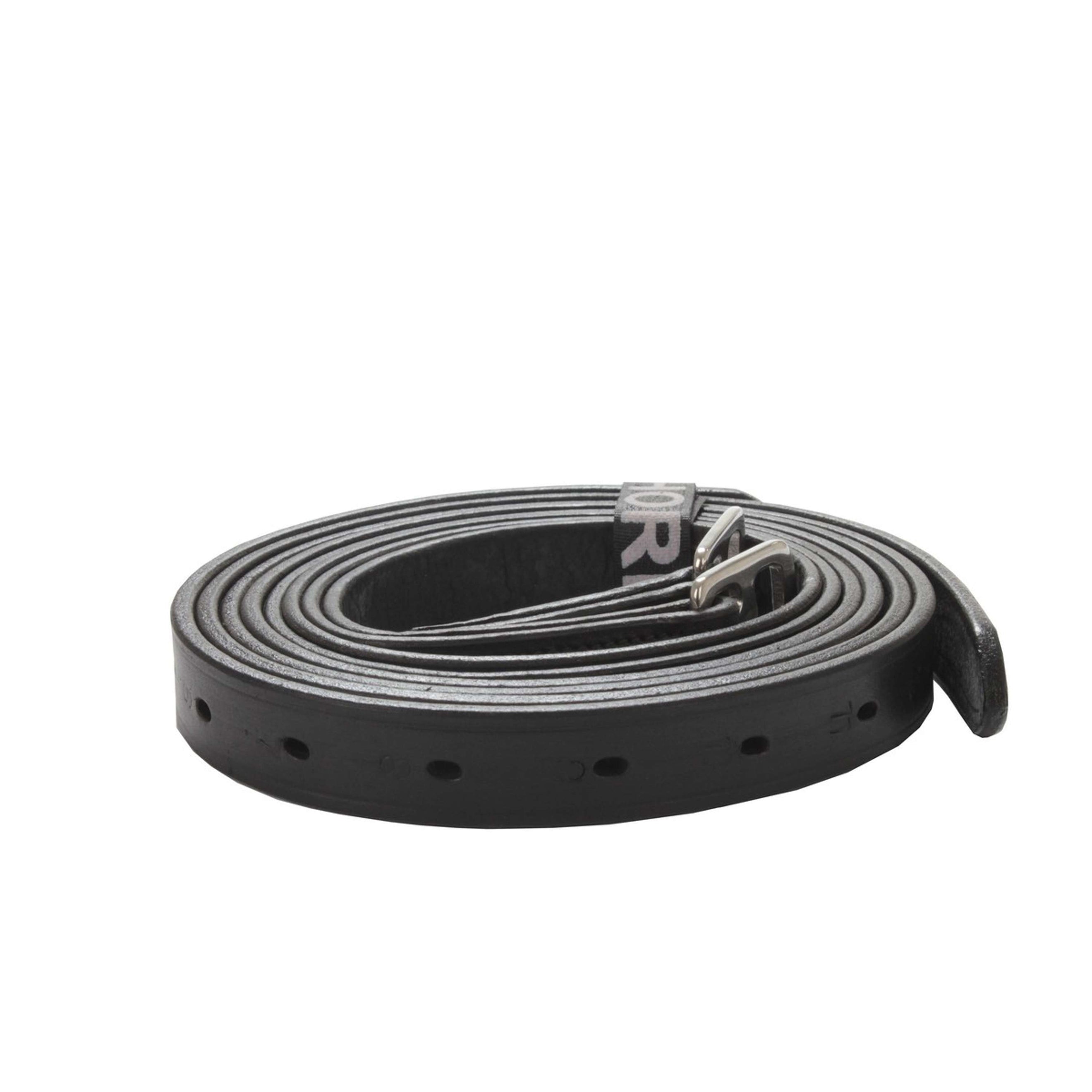 HORKA Étrivière Cuir Noir/Argent HORKA Étrivière Cuir Noir/Argent