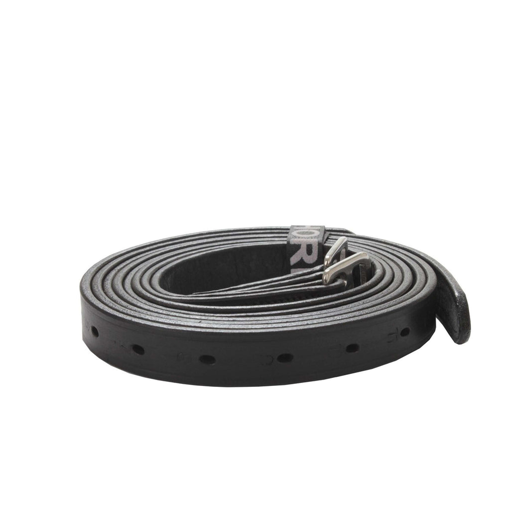 HORKA Étrivière Cuir Noir/Argent