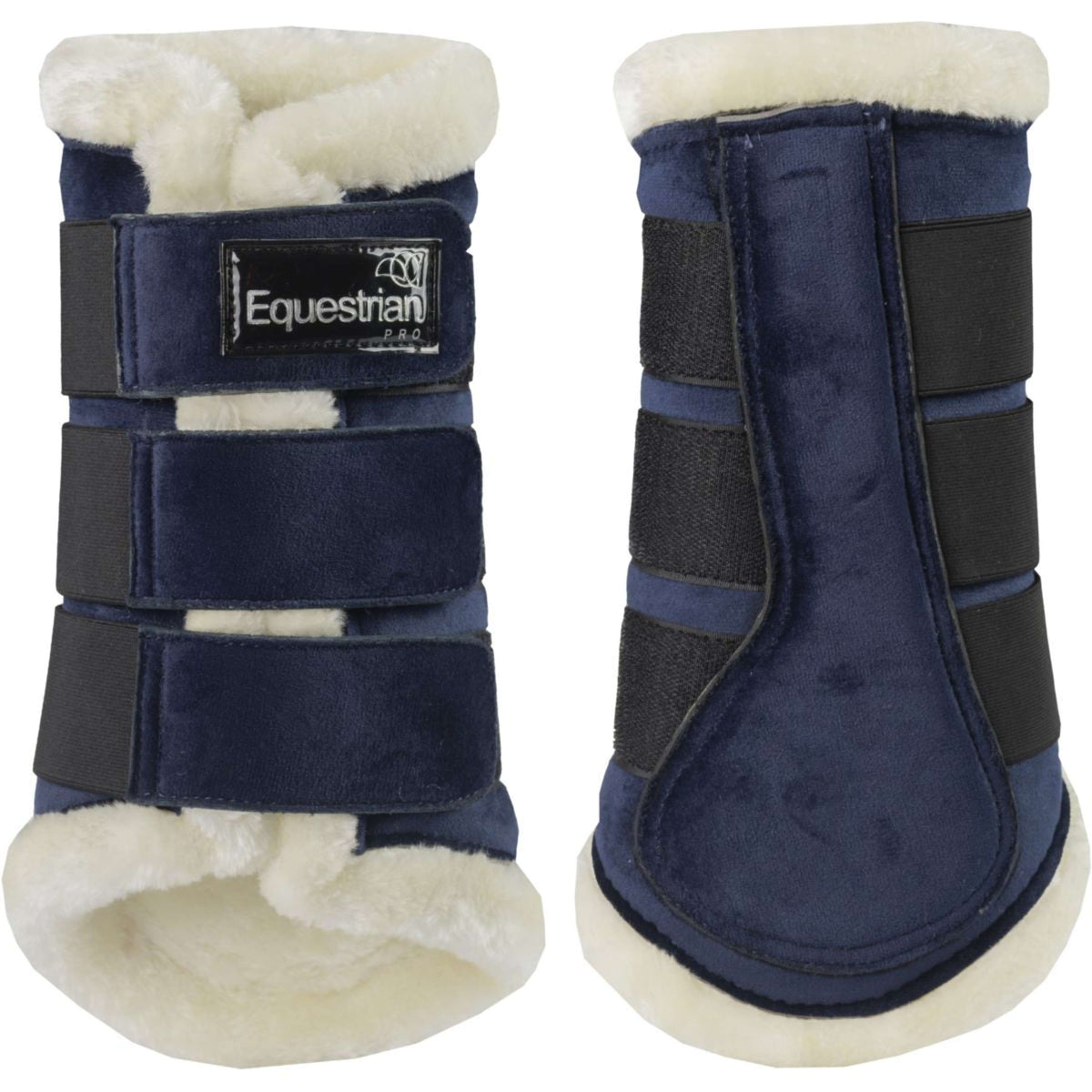 Horka Guêtres Equestrian Pro Velvet Bleu