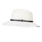 HORKA Chapeau de Paille Nice Blanc