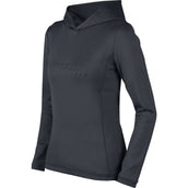 HORKA Pull col Hoodie Pro Embossed Anthracite