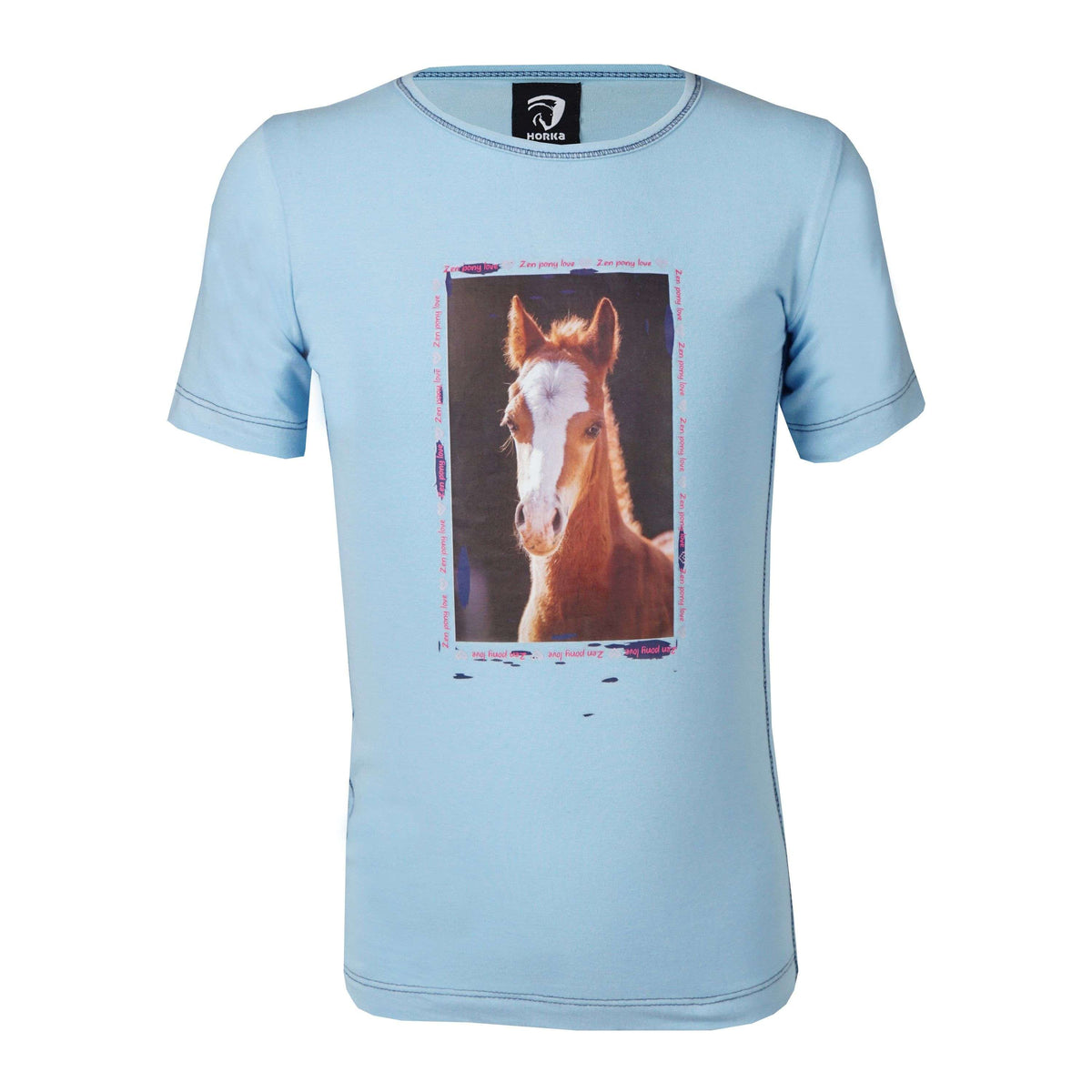 HORKA T-shirt Pino Layette/Bleu