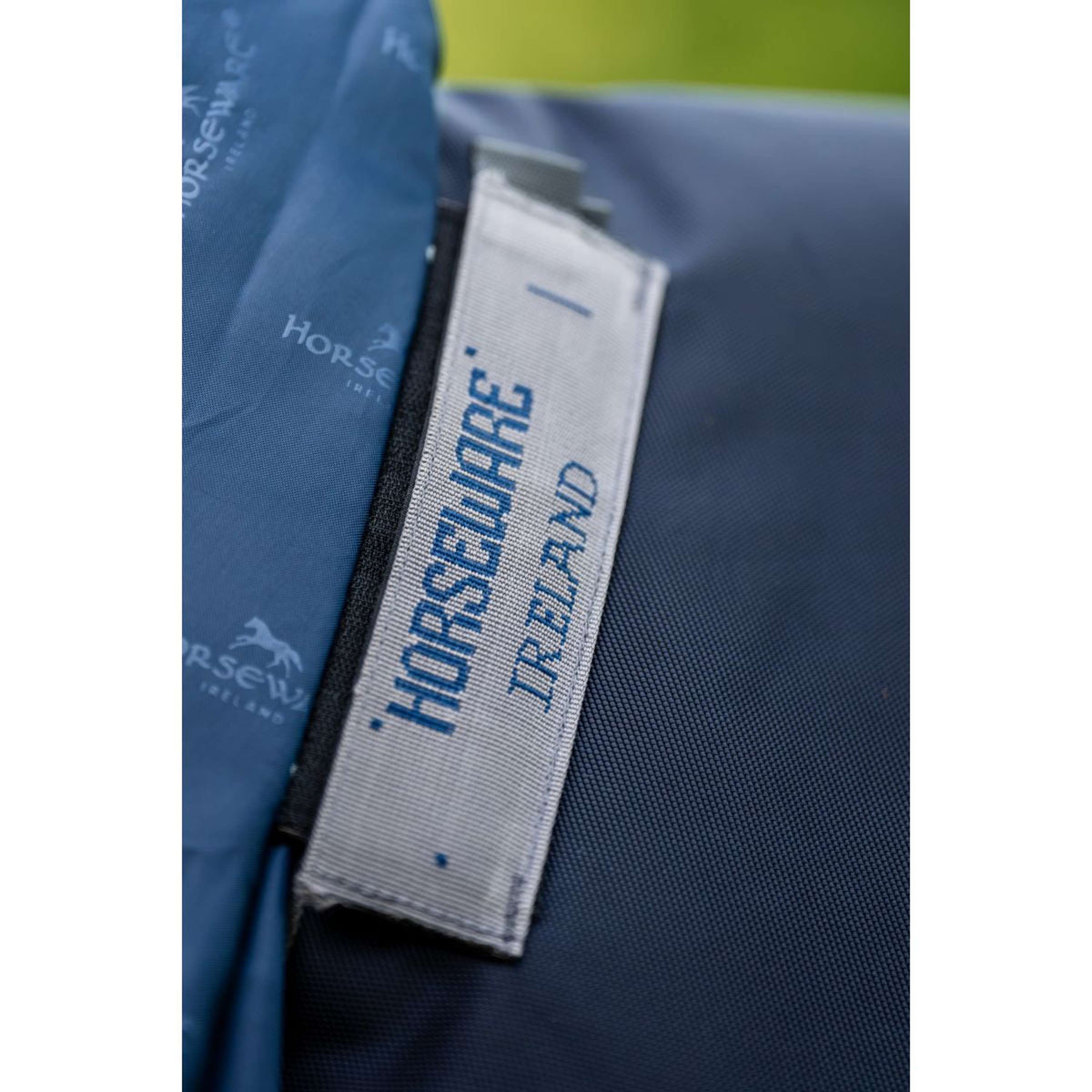 Rambo Chemise Turnout 1680D Plus 100g Bleu marine/Gris orage/Argent